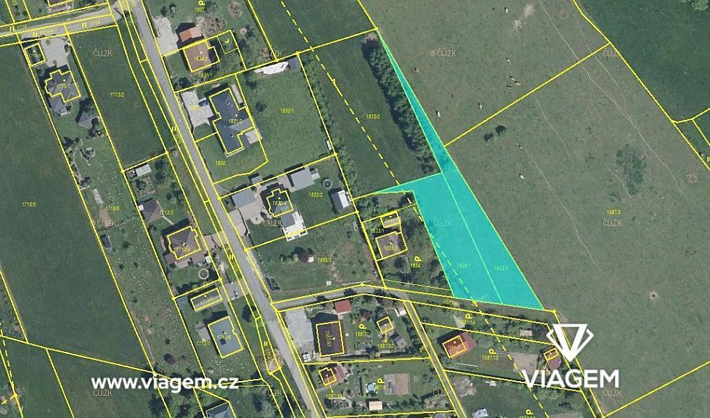 Prodej pole 1 827 m², Vendryně – náhled fotky 3