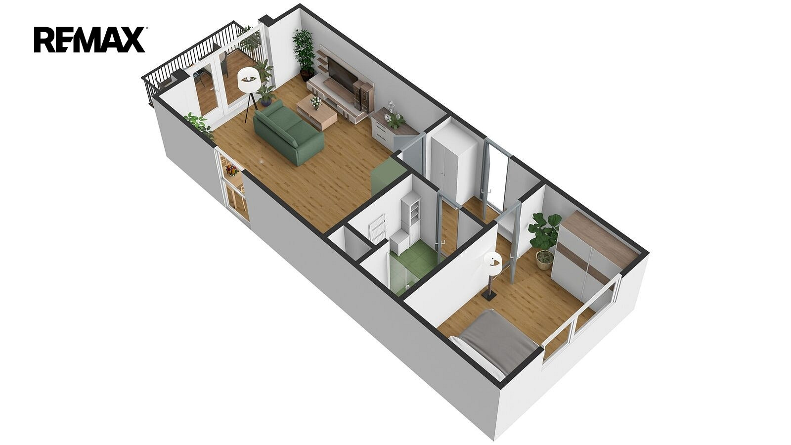 Pronájem bytu 2+kk 51 m² – fotografie 4