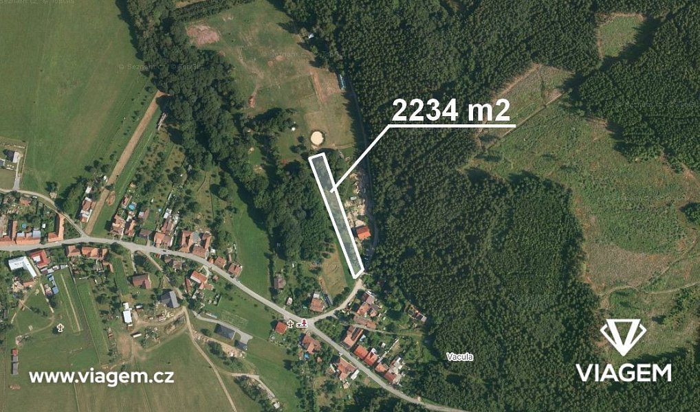 Prodej stavebního pozemku 1 340 m², Velenov – náhled fotky 5