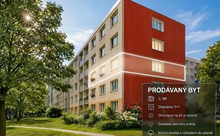 Prodej bytu 3+1 70 m², Bělehradská, Kladno - Kročehlavy