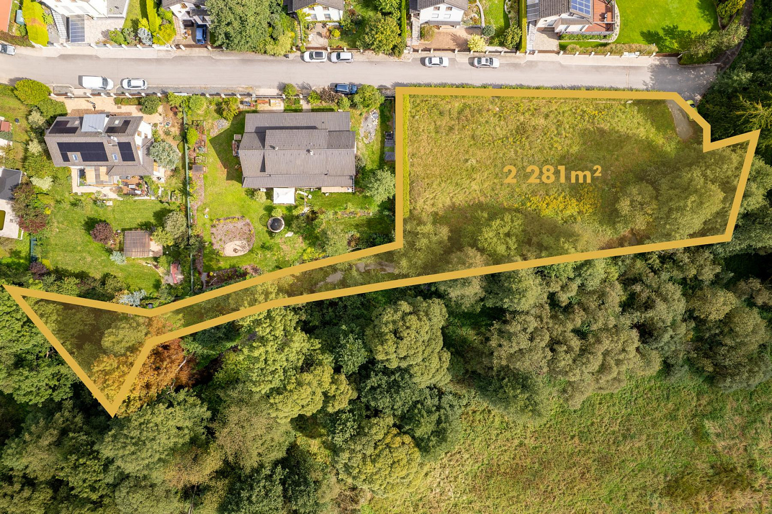 Prodej stavebního pozemku 2 281 m² – fotografie 3