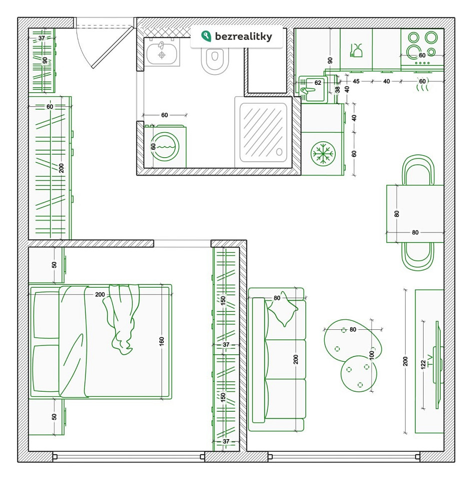 Prodej bytu 2+kk 33 m² – fotografie 5