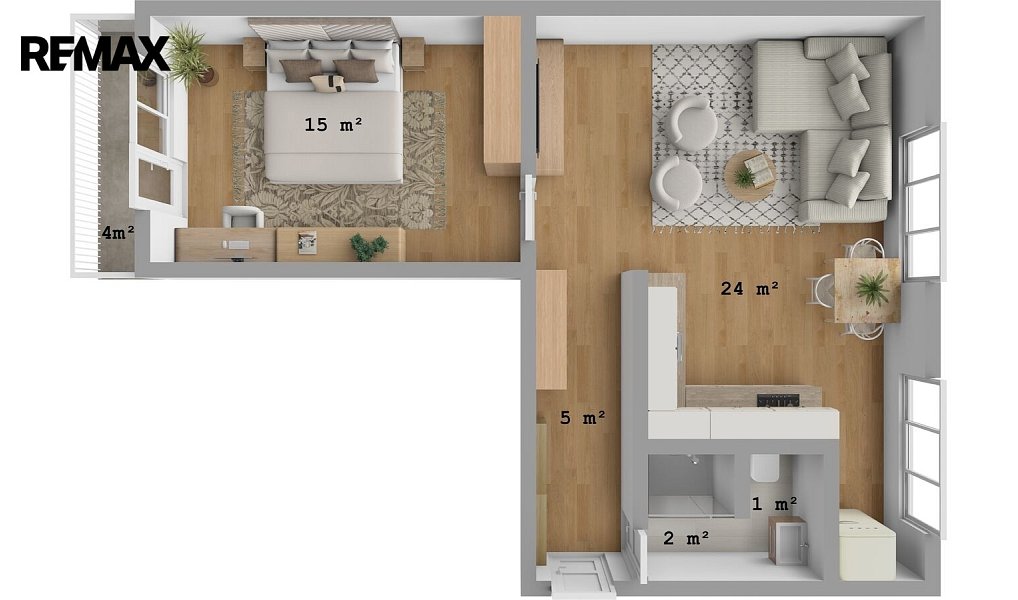 Prodej bytu 2+kk 47 m², Hradec Králové – náhled fotky 16