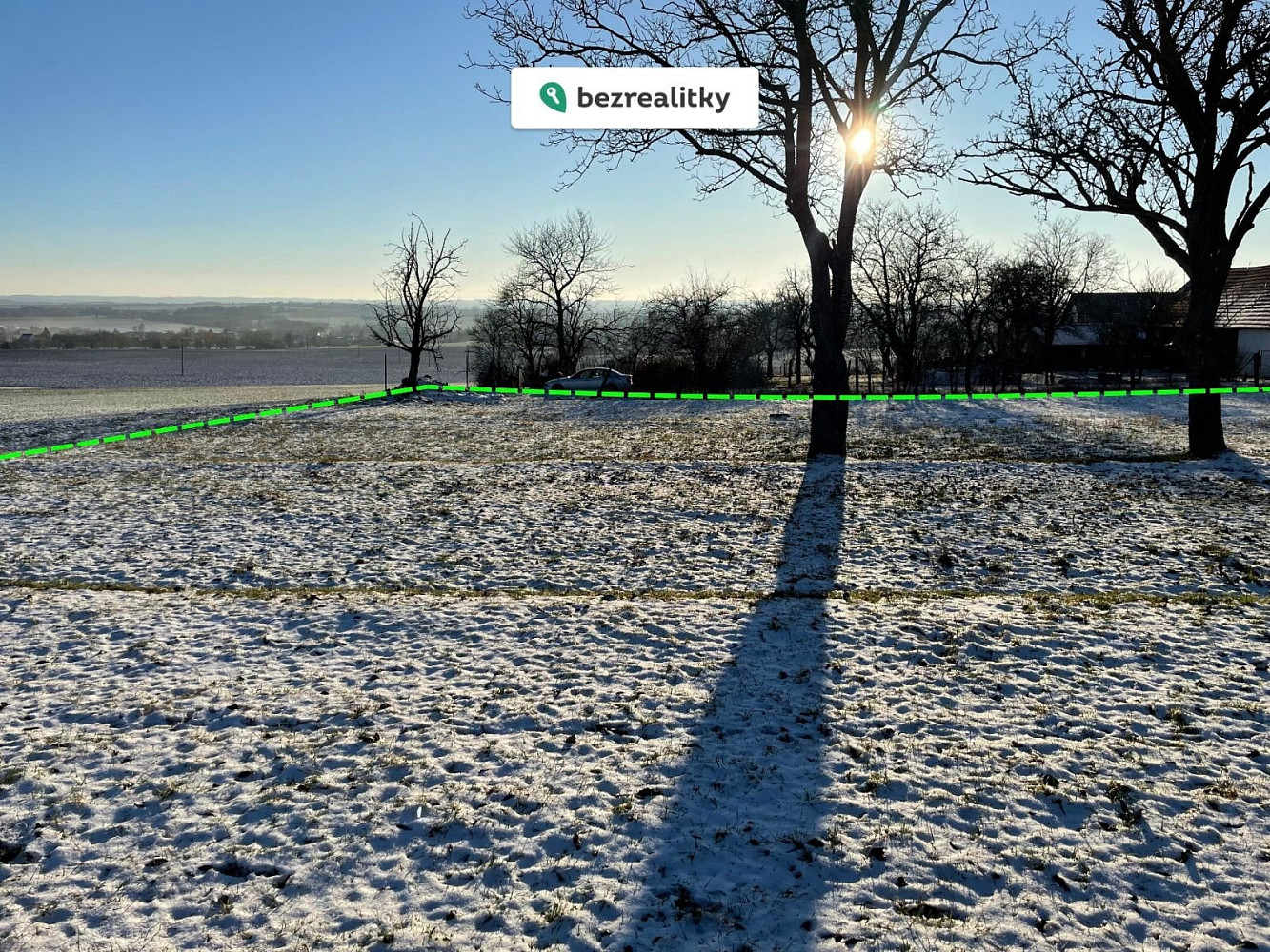 Prodej stavebního pozemku 2 501 m² – pohled 3