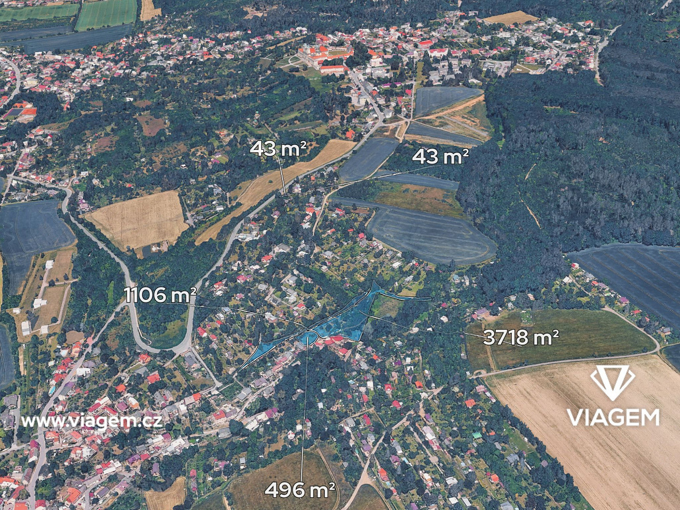 Prodej zahrady 620 m²