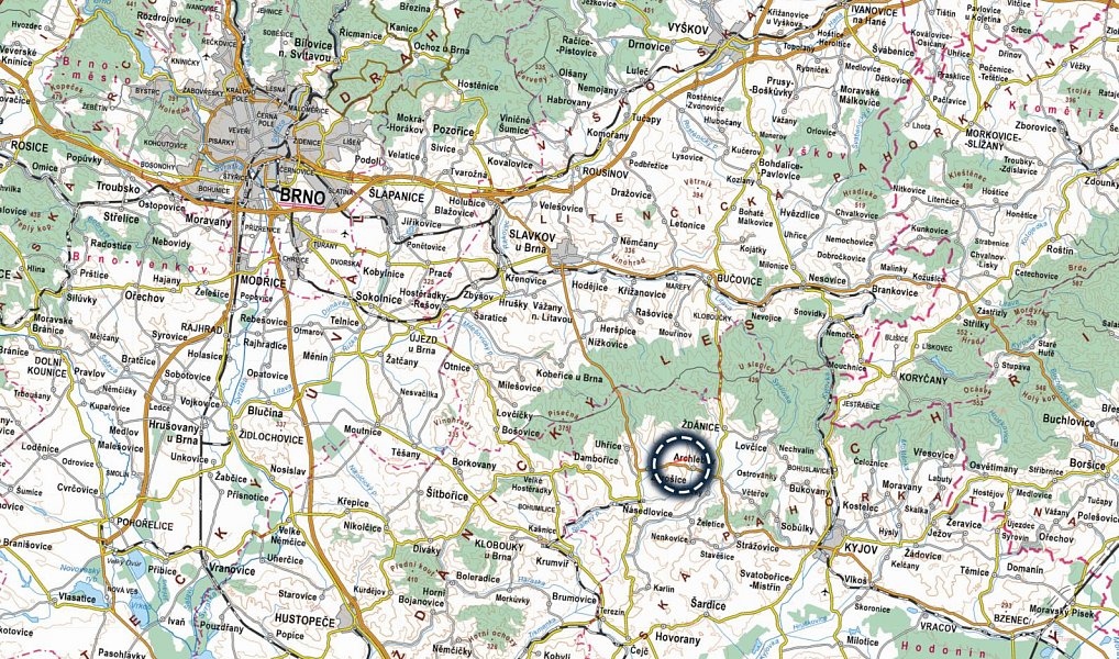 Prodej pole 7 532 m², Archlebov – náhled fotky 4