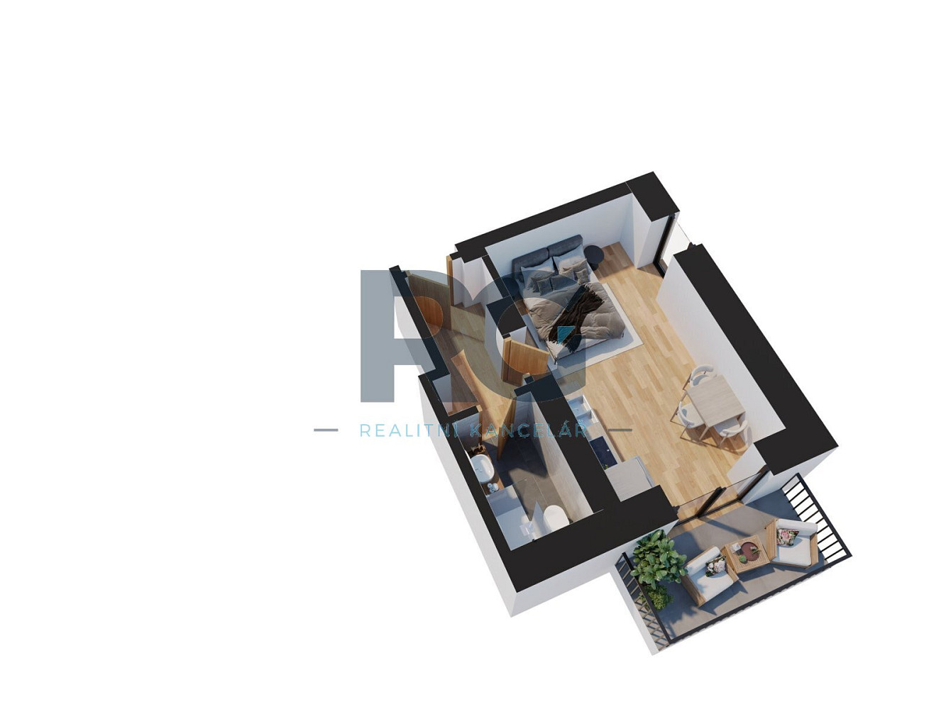 Prodej bytu 1+kk 34 m² – fotografie 3