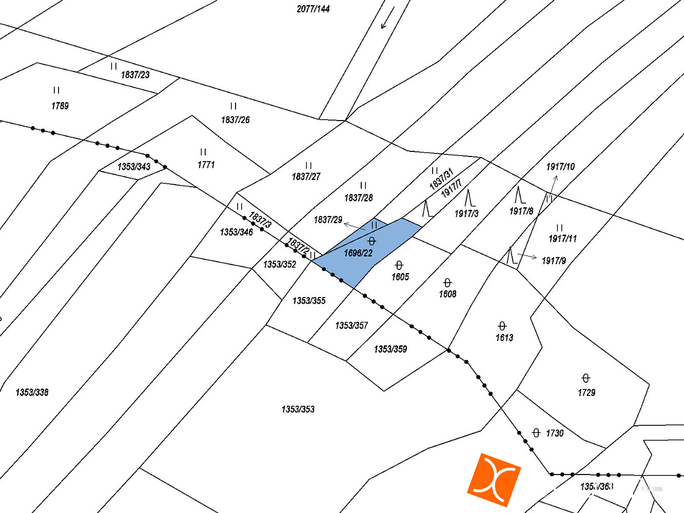 Prodej pozemku 33 m² - Widok 2