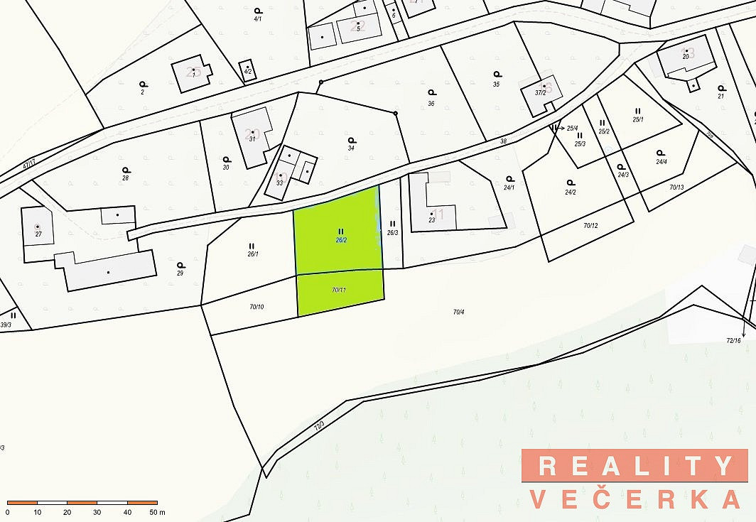 Prodej stavebního pozemku 1 059 m²