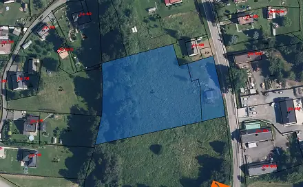 Prodej stavebního pozemku 5 736 m², Světlá Hora, okres Bruntál