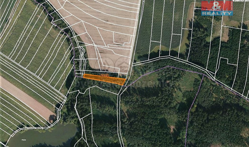 Prodej pole 2 234 m², Jistebnice – náhled fotky 4
