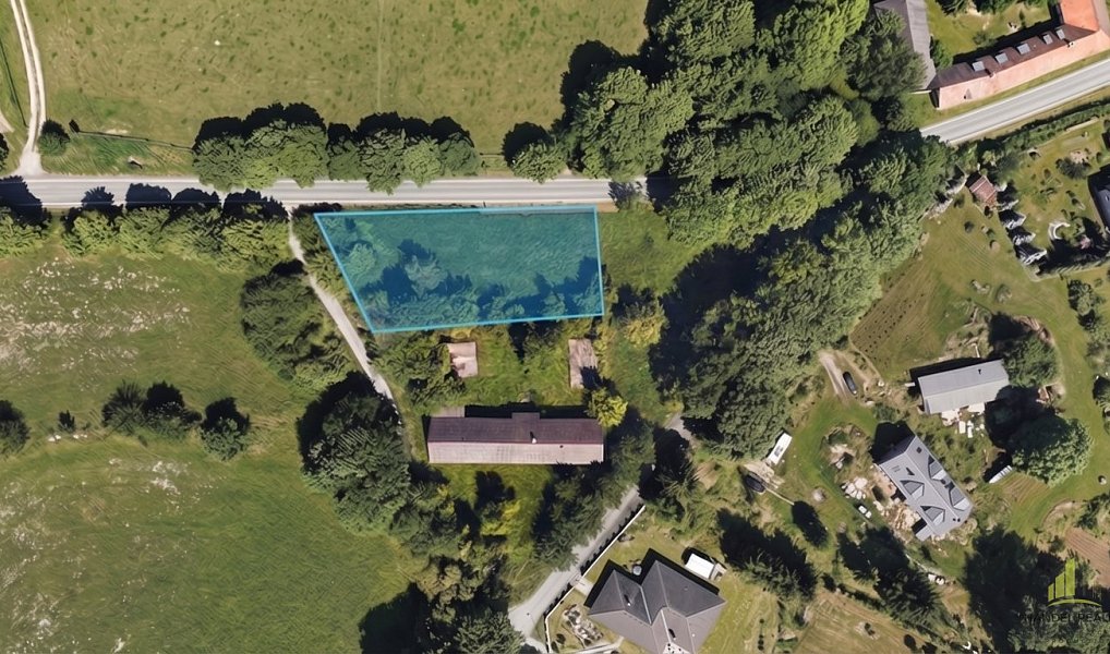 Prodej stavebního pozemku 1 200 m², Zbinohy – náhled fotky 4