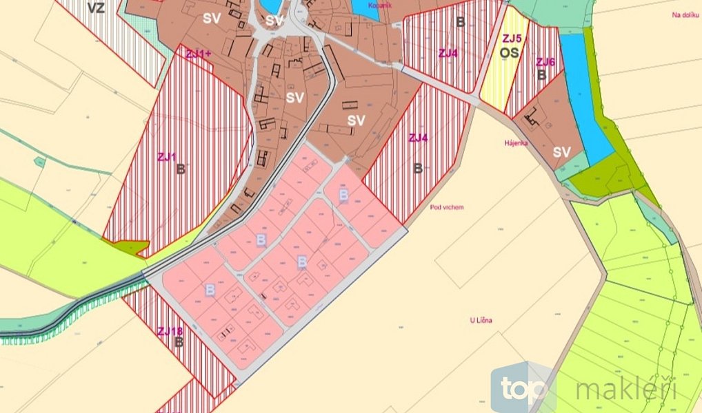 Prodej stavebního pozemku 11 533 m², Pyšely – náhled fotky 6