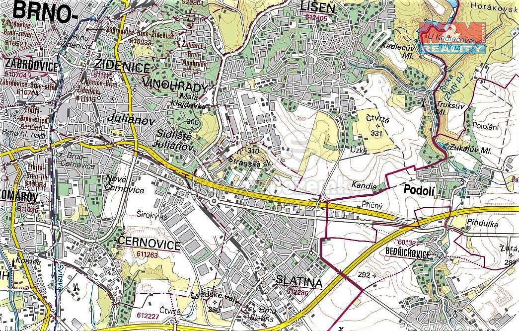 Prodej pole 1 652 m² – pohled 3