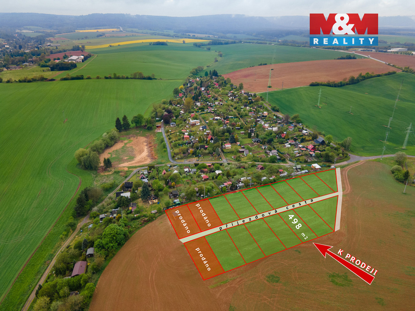 Prodej pole 498 m² — photo 2