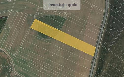 Prodej pole 1 509 m², Sentice, okres Brno-venkov
