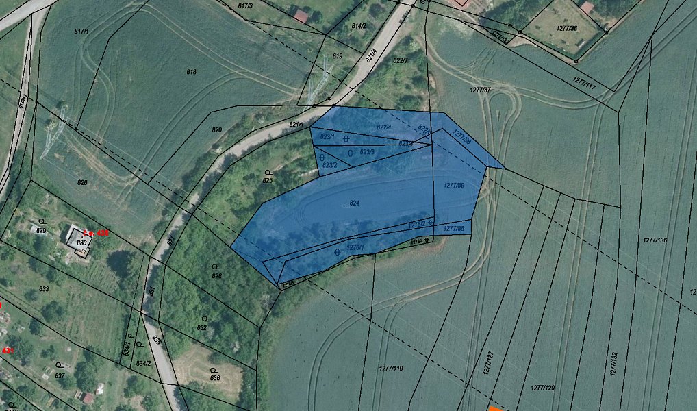 Prodej pole 19 495 m², Nebovidy – náhled fotky 3