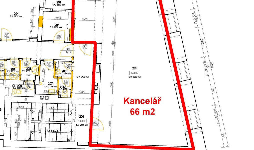 Pronájem kanceláře 66 m², Moravská Třebová – náhled fotky 2