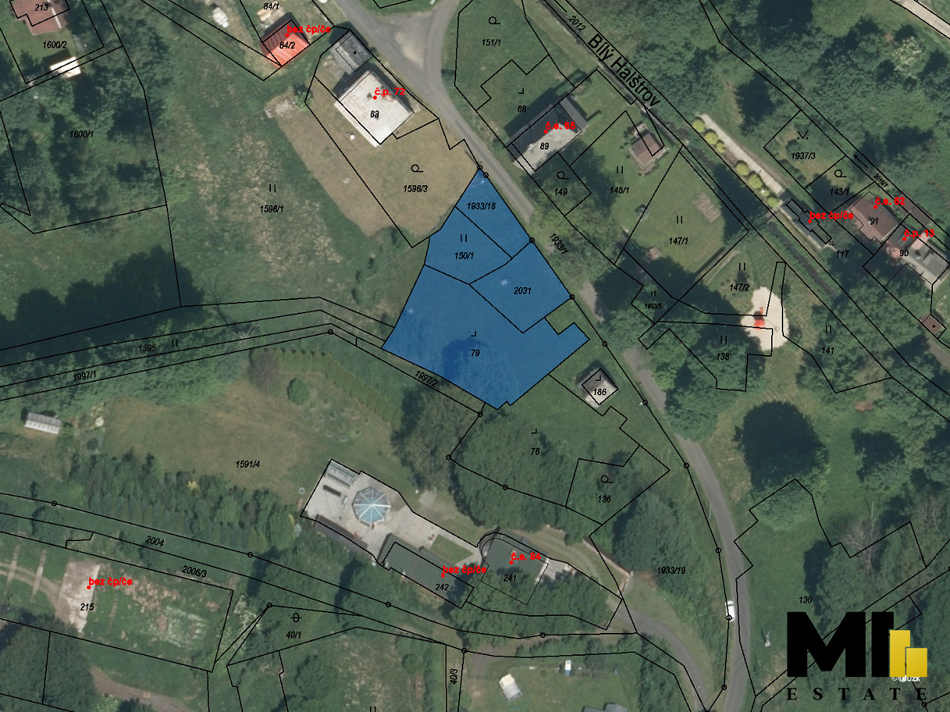 Prodej stavebního pozemku 1 314 m²