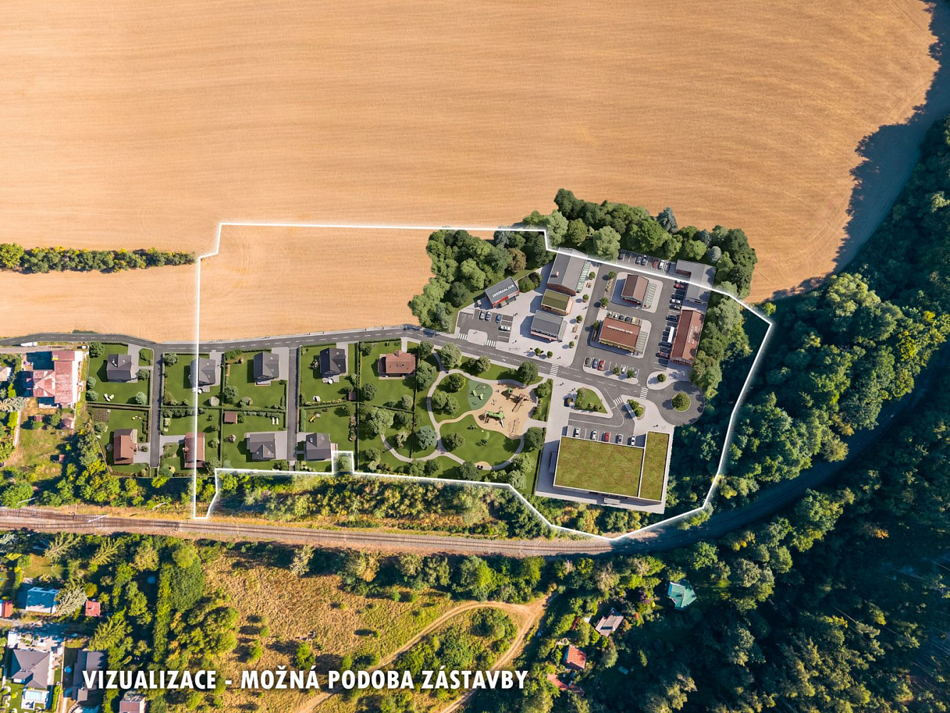 Prodej stavebního pozemku 24 219 m² – fotografie 2