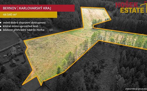 Prodej pozemku 44 540 m², Krajková, okres Sokolov