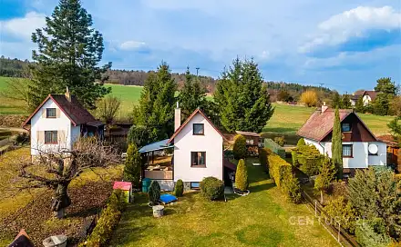 Prodej chaty/chalupy 33 m² s pozemkem 401 m², Lužany - Dlouhá Louka, okres Plzeň-Jih