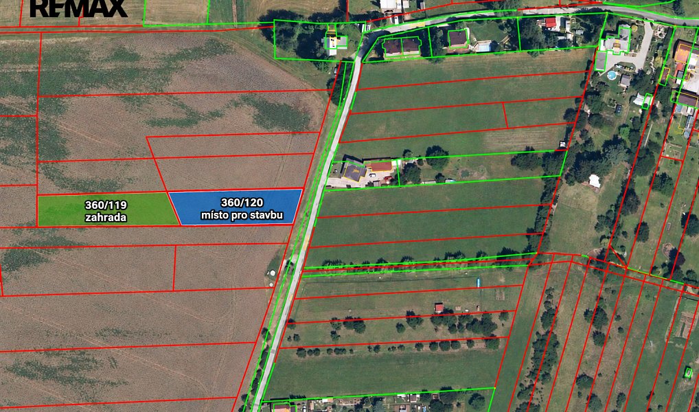 Prodej stavebního pozemku 2 785 m², Ostroměř – náhled fotky 3