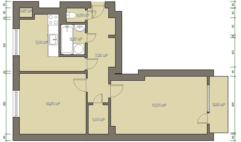 Prodej bytu 2+1 52 m², Brno – náhled fotky 14