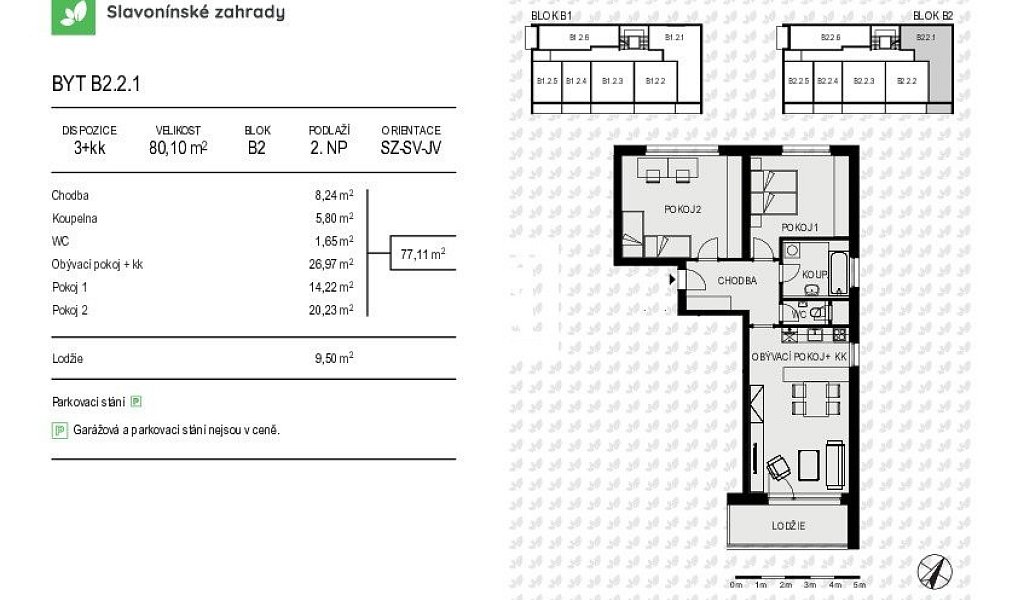 Prodej bytu 3+kk 80 m², Olomouc – náhled fotky 4