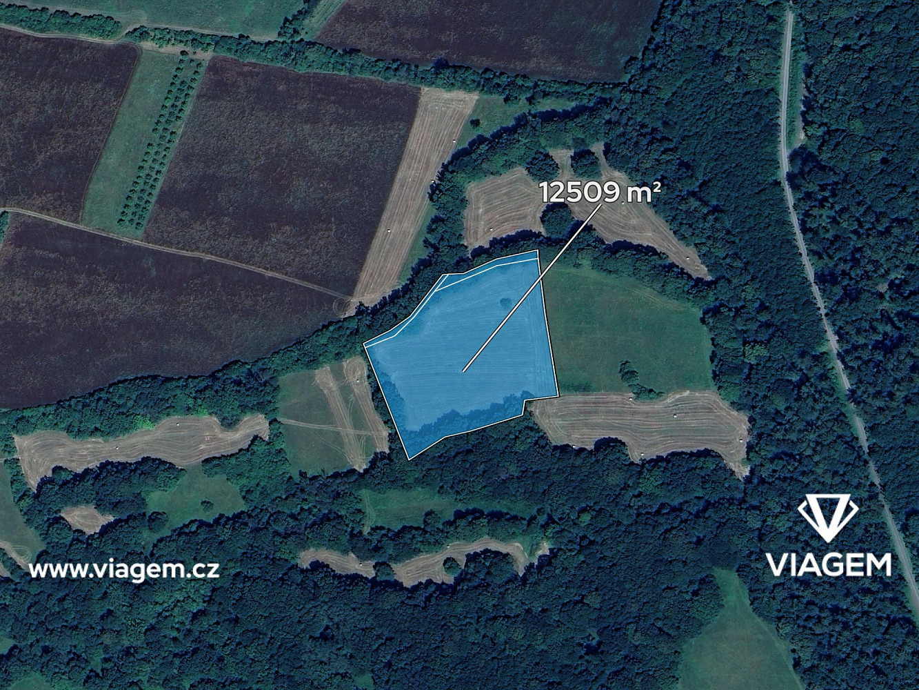 Prodej pole 2 084 m² – fotografie 2