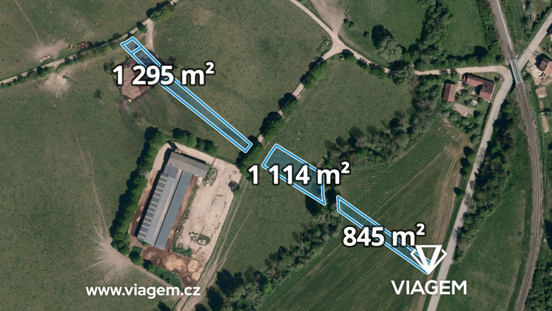Prodej pole 813 m²