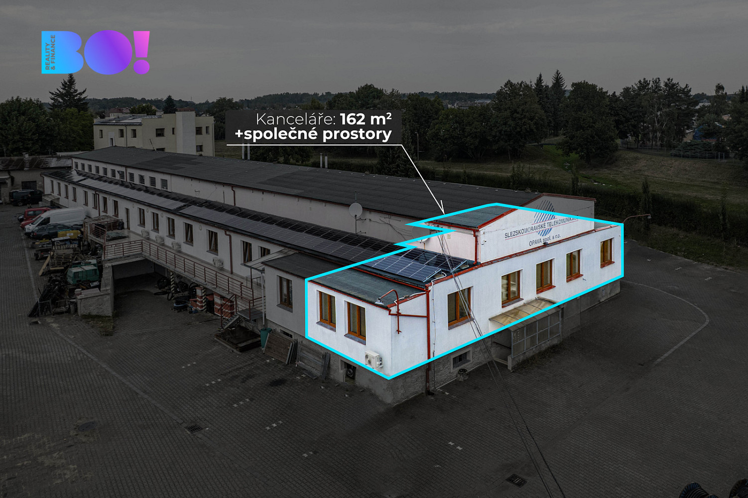 Pronájem kanceláře 162 m²