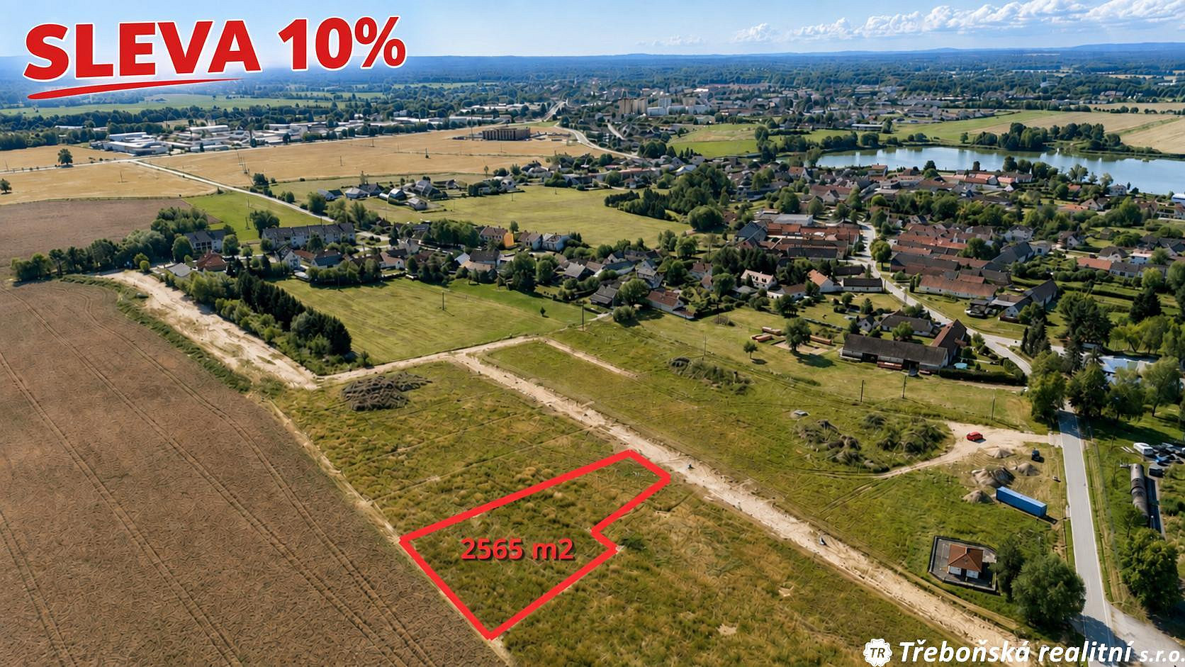 Prodej stavebního pozemku 2 565 m²