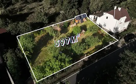 Prodej stavebního pozemku 597 m², Zabranská, Hýskov, okres Beroun