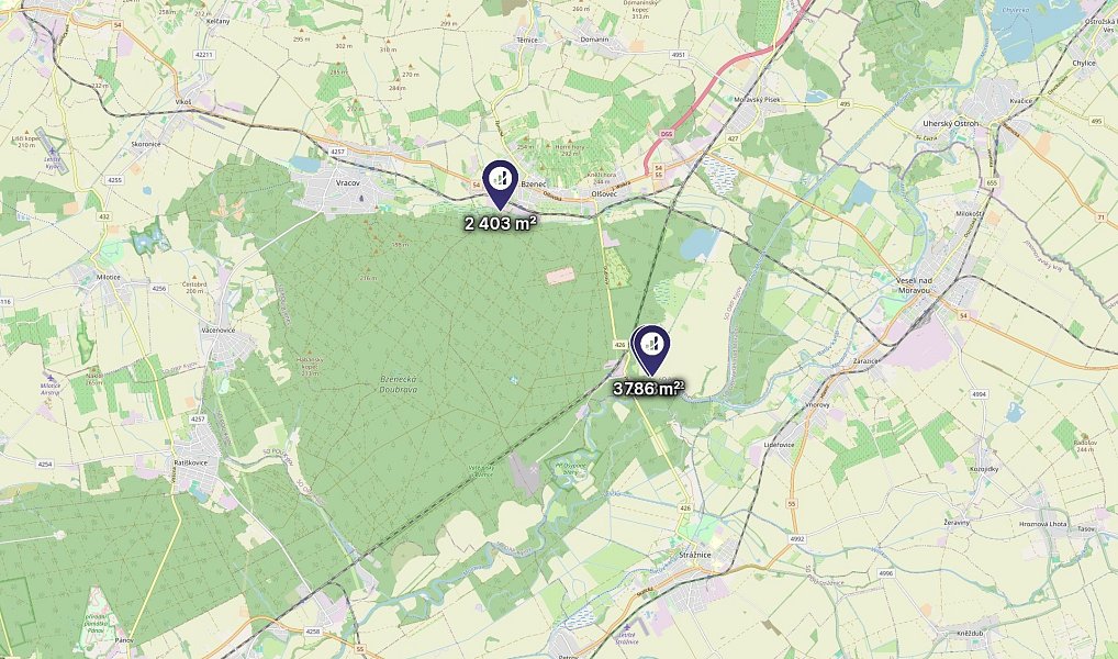 Prodej pole 7 042 m², Bzenec – náhled fotky 4