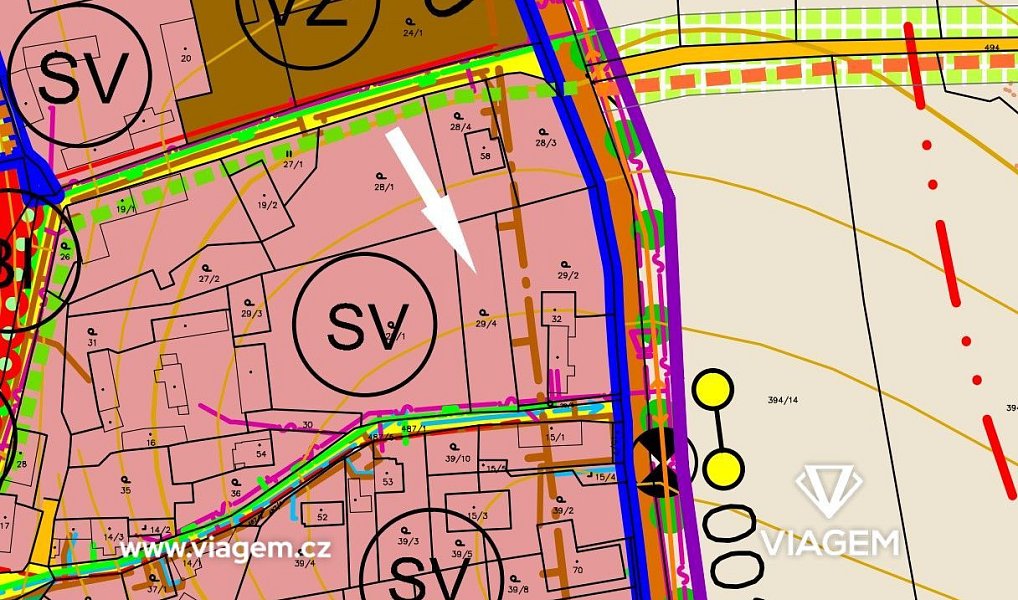Prodej stavebního pozemku 966 m², Popovičky – náhled fotky 5