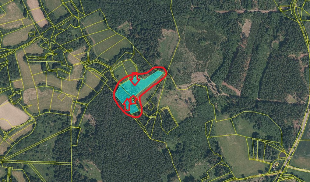 Prodej lesa 1 401 m², Nýřany – náhled fotky 10