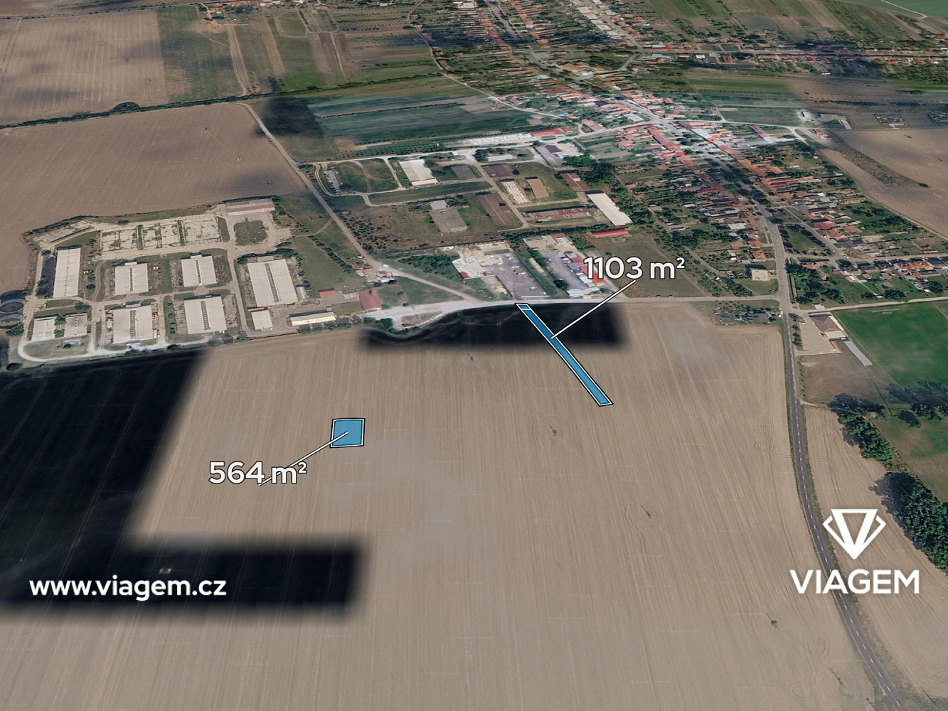 Prodej pole 555 m²