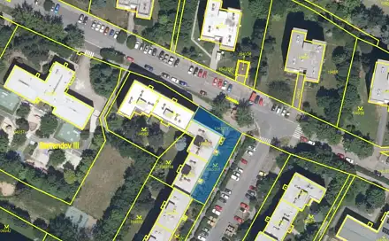 Dražba pozemku 863 m², Praha