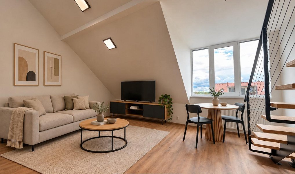 Pronájem bytu 1+kk 54 m², Úherce – náhled fotky 4