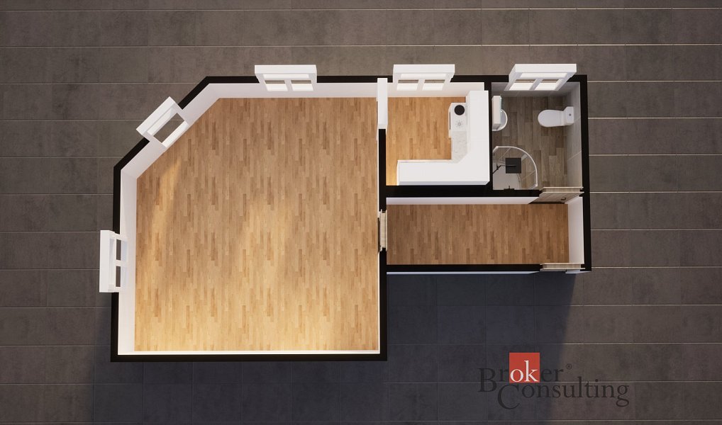 Pronájem bytu 1+kk 42 m², Děčín – náhled fotky 13