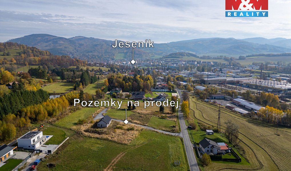 Prodej stavebního pozemku 1 145 m², Jeseník – náhled fotky 2