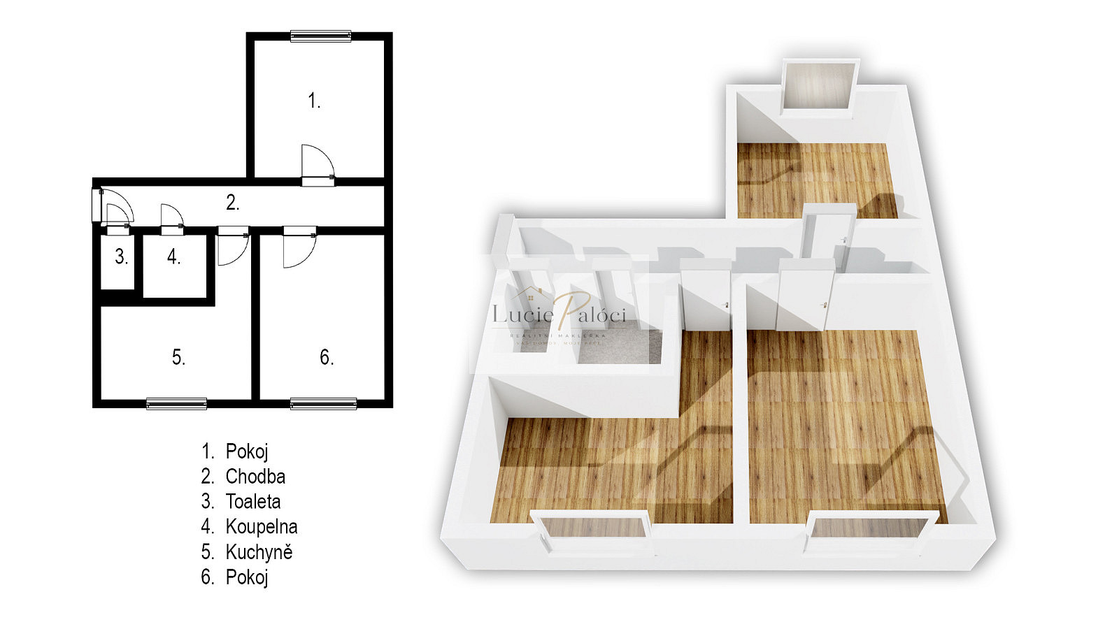 Prodej bytu 2+1 56 m² — photo 5