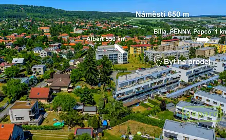 Prodej bytu 3+kk 73 m², Ke škole, Mníšek pod Brdy, okres Praha-západ