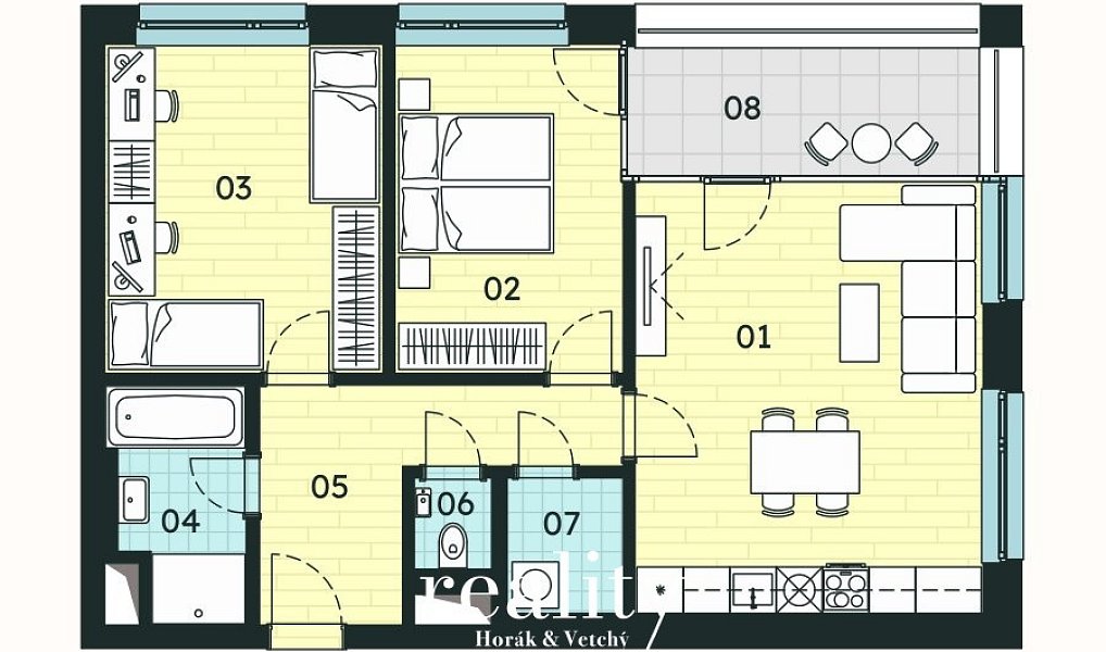 Prodej bytu 3+kk 70 m², Znojmo – náhled fotky 6
