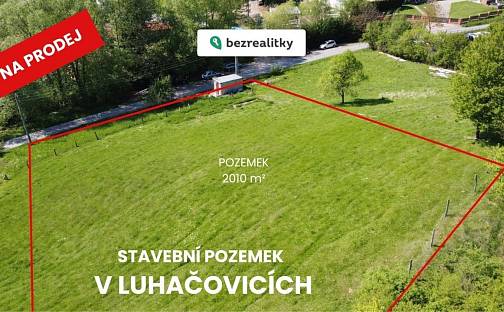 Prodej stavebního pozemku 2 010 m², V Drahách, Luhačovice, okres Zlín