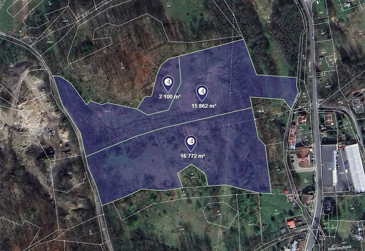 Prodej louky 28 595 m² rezervováno