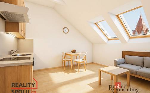 Prodej bytu 1+kk 22 m², Körnerova, Brno - Zábrdovice