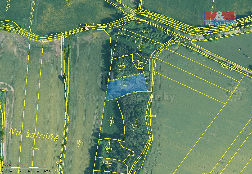 Prodej lesa 3 594 m²