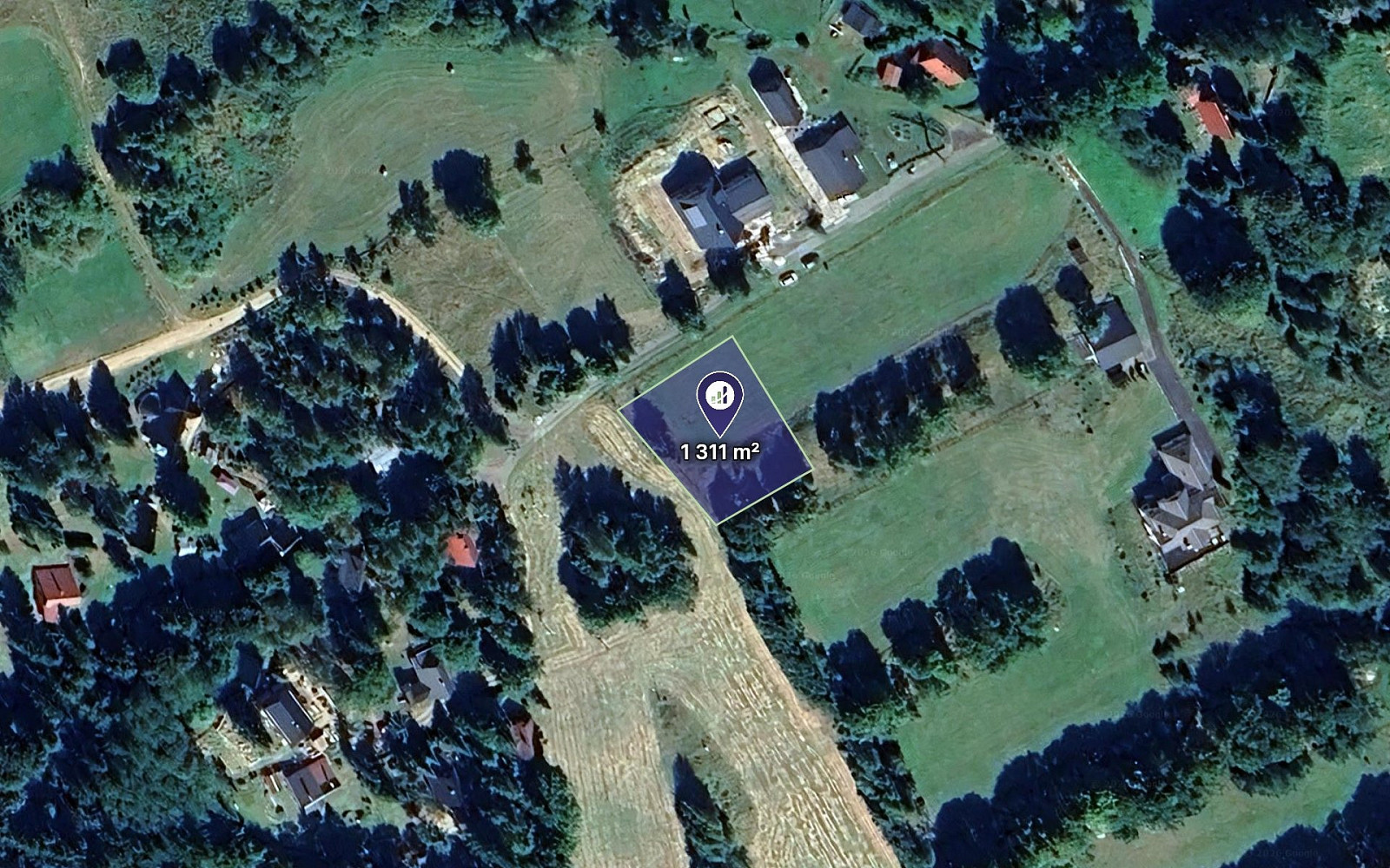 Prodej stavebního pozemku 1 311 m²